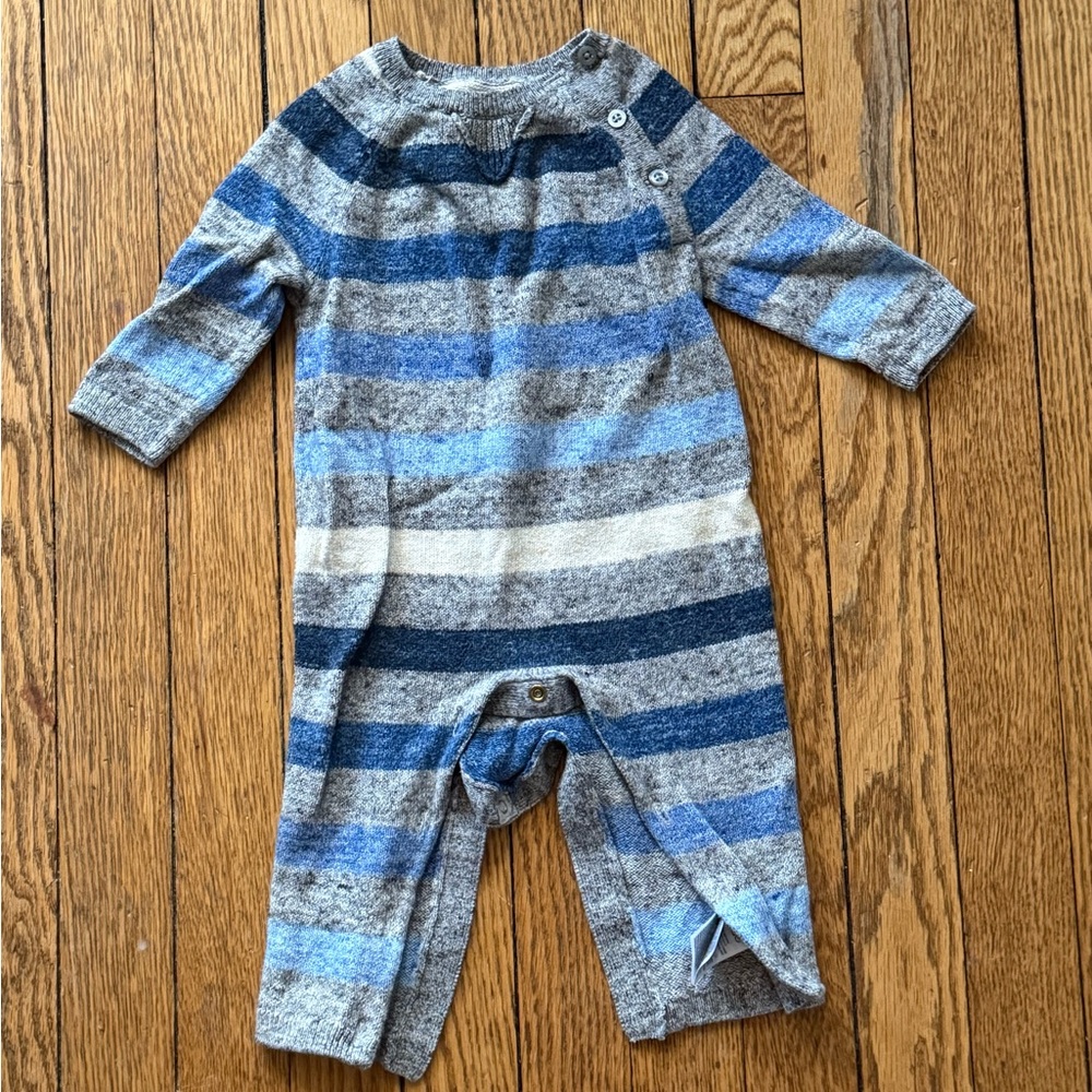 Gap Striped Knit One Piece - Size 3-6 Months